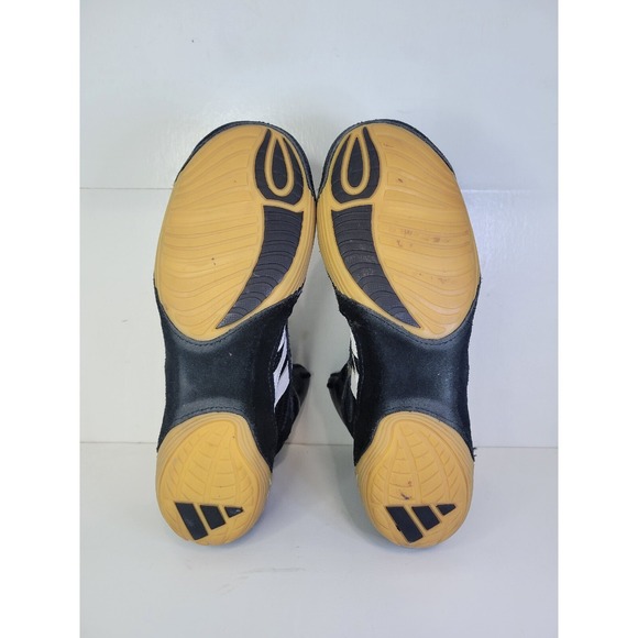 Vintage Y2K‎ Adidas Tyrint Wrestling Shoes Boxing MMA 2001 Black White Men\'s 7.5 main image 6